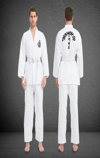 

professional itf uniform for training whole teakwondo uniform customized logo itf dobok uniform3736483, Black;red