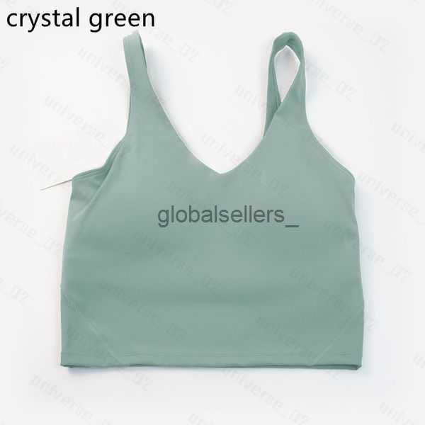 

women yoga lulus align sports bra womens deisgners gym clothes tanks shockproof running workout u back vest 1805, White
