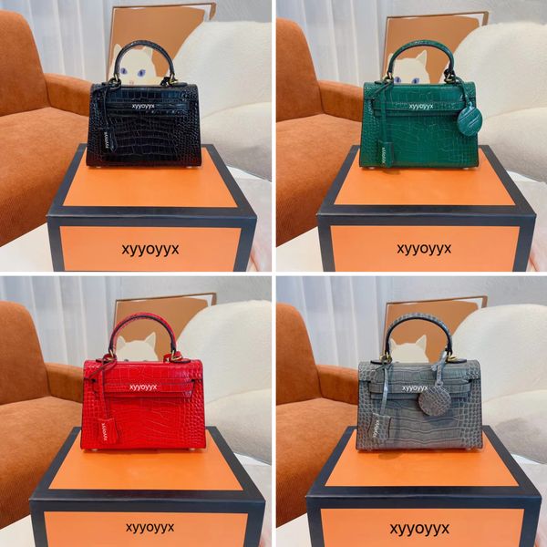 

luxurys handbags shoulder bag large tote bag genuine leather alligator artwork lock bags flap designer bags designer bag handbag for women