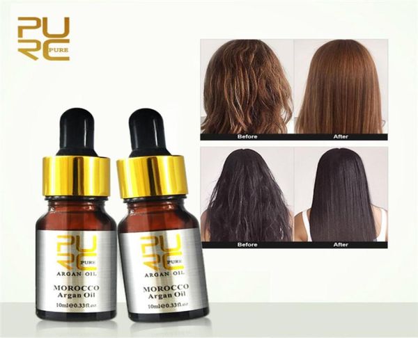 

purc 10ml hair care moroccan pure argan oil hairs care oil treatment for all hairs types hair scalp treatment4697768