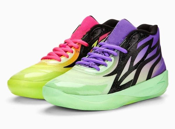 

mb.01shoesmb.02 rick and morty basketball shoes with box lamelo ball mb02 lamello ball men women kids sport shoe trainner sneakers size 4.5-