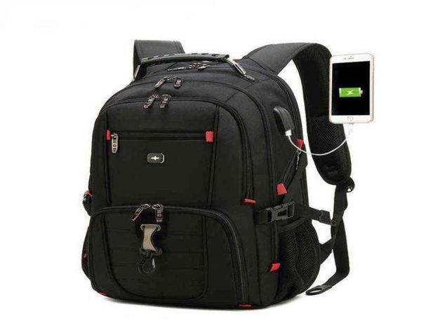 

travel bag business anti theft backpack men mochila usb charging inch lapbackpack waterproof men swiss backpacks j2206206074961