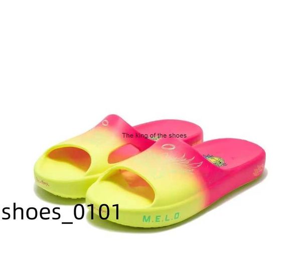 

mb02 designer slippers man woman shoes lamelo super soft beach yellow and red mosaic aqua blue orange durable and elastic man slipper for wo