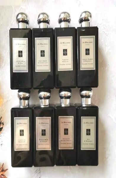

100ml jo malone black bottle perfume cologne intense myrrh tonka oud bergamot velvet rose orris sandalwood incense cedrat long las7543759