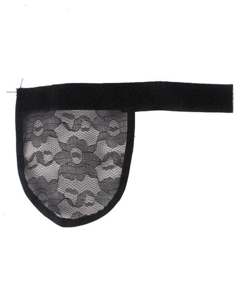 

5pcs hair net making ponytail hairnet adjustable strap on the back weaving cap glueless wig cap good quality4686298, Black;brown