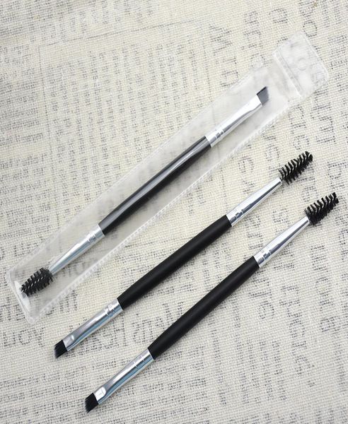 

makeup eye brow eyebrow brush 12 synthetic duo makeup brushes double eyebrow brush head brushes kit pinceis dhl 3237308