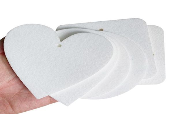 

30pcs sublimation air freshener sheets with elastic cord felt thermal transfer key chain doubleside tags for diy po images keycha9435357, Silver