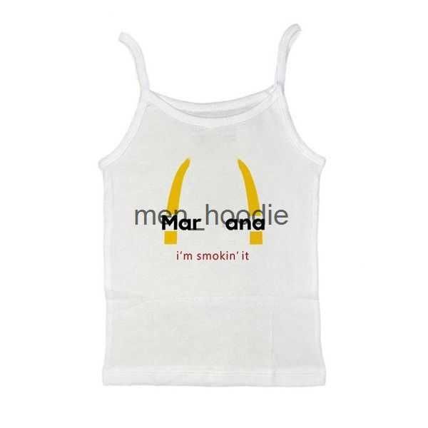 

y2k casual shirts vest tank 2023 summer short women's knit night club t-shirt short sleeveless clothing slim fit baby print strap sashe, White