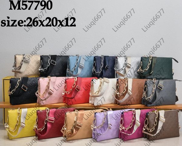 

10a r bag womens coussin pm handbags shoulder bags crossbody bag chain tote bag genuine leather embossing handbag purse pouch wide removable