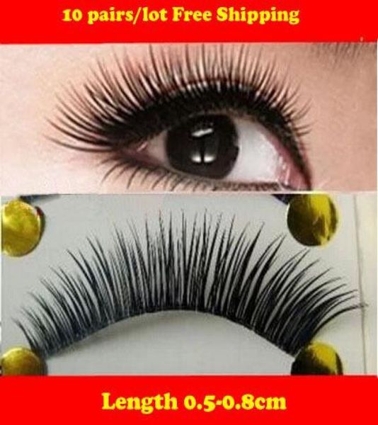 

whole5box 50 pairsbox naturalfalse artificial eyelashes handmade deep black eye makeup necessary false eyelash5967357