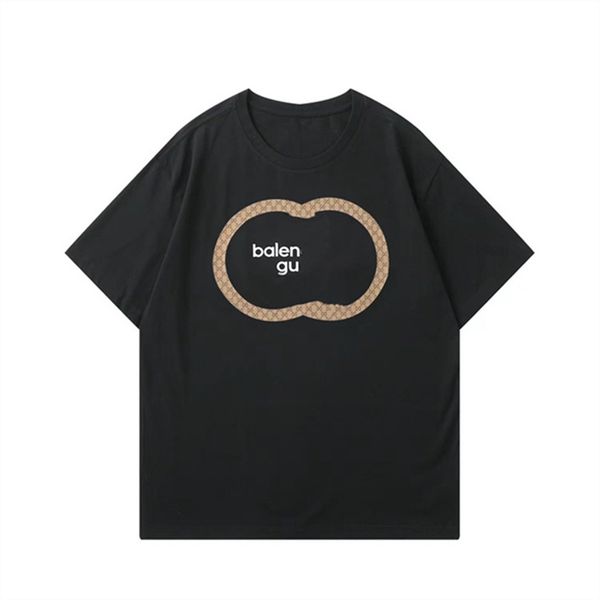 

summer new men's t-shirt fashion trend designer european and american style printed personality hundred match young charm internet cele, White;black