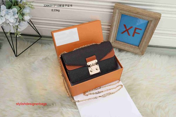 

women's designers luxury famous shoulder bag totes purse handbag message bags cluth brand classic crossbody pu lady #226 mini 21cm old