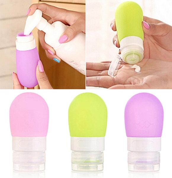 

whole empty silicone travel packing press bottle for lotion shampoo bath container c6nc9790142