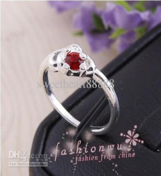 

100pcslot silver plated mix style rhinestone crystal rings fit for wedding birthday graduation party fashion jewelry1418148