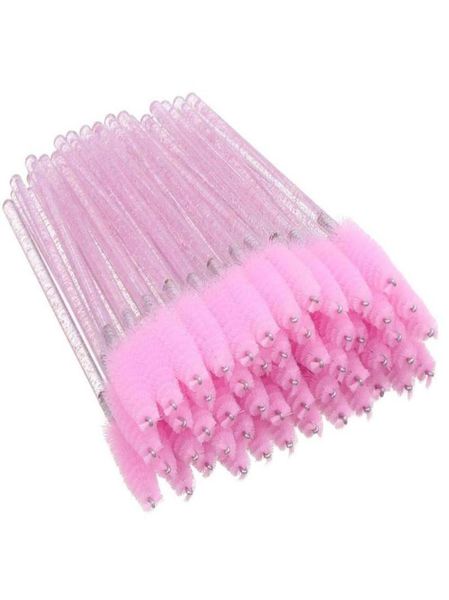 

300pcs make up brushes crystal eyelash brush disposable mascara wands applicator eye lashes cosmetic brushes for makeup tool5771238