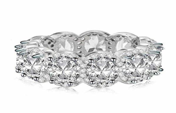 

edition stunning limited band promise ring 925 sterling silver 11pcs oval diamond cz engagement rings for women5352160, Slivery;golden