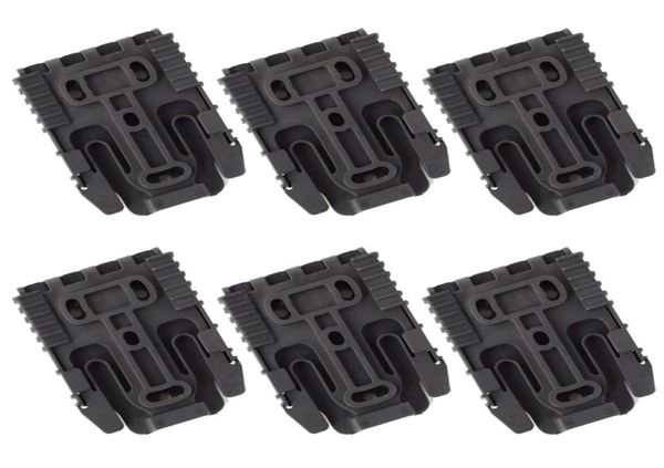 

6pcs quick locking system kit qls locking fork mount plate for tactical holster qls holster attachments quick transfer gear1913619