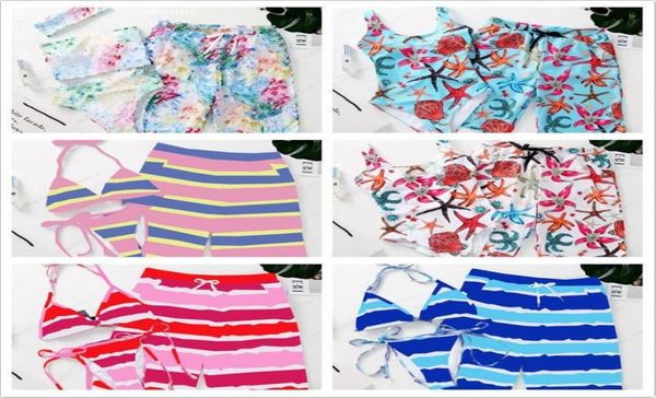 

swimsuit swim trunk bikini set women stripe swimwear short fast bathing suits sexy3825622
