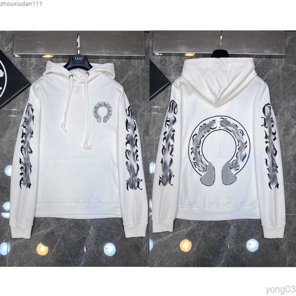 

men's hoodies sweatshirts ch winter print pullover rome hooded hearts arm quality loose romeheart sanskrit tw2, Black