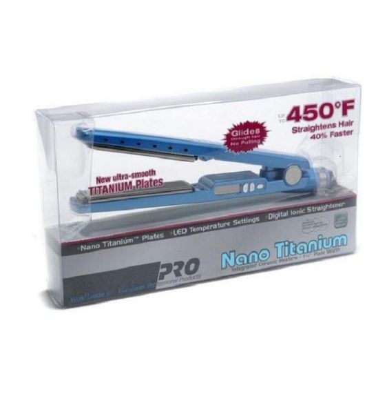 

pro 450f 1 14 plate titanium hair straightener straightening irons flat iron curler styling tools5124342, Black