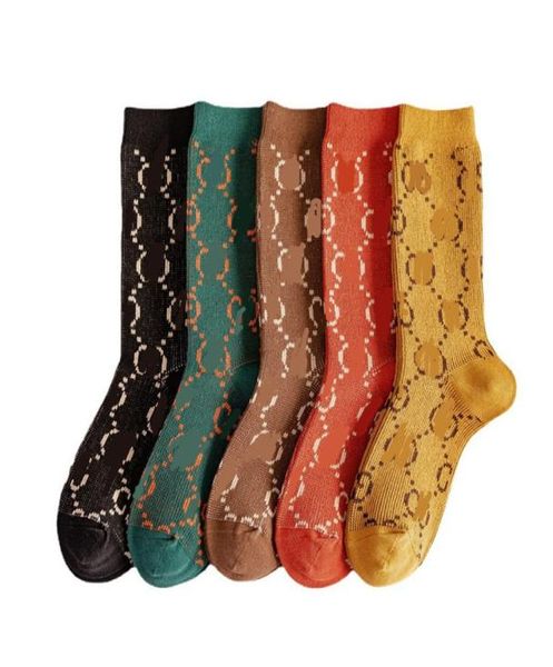 

2022 designers mens womens socks luxurys g sports winter mesh letter printed brands cotton man femal sock five pairs with box1841603, Black