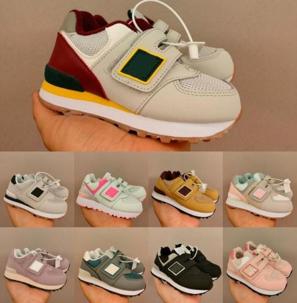 

kids shoes nb designer 574 boys sport sneaker toddlers girls youth kid children infants hook loop trainers infants baby black da4616254