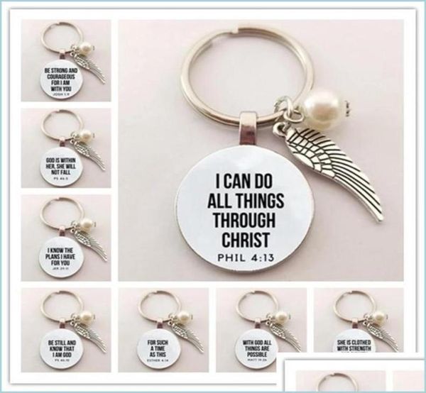 

keychains bible verse key chains faith keychain scripture quote christian jewelry for friend women men inspirational gifts2686886, Silver