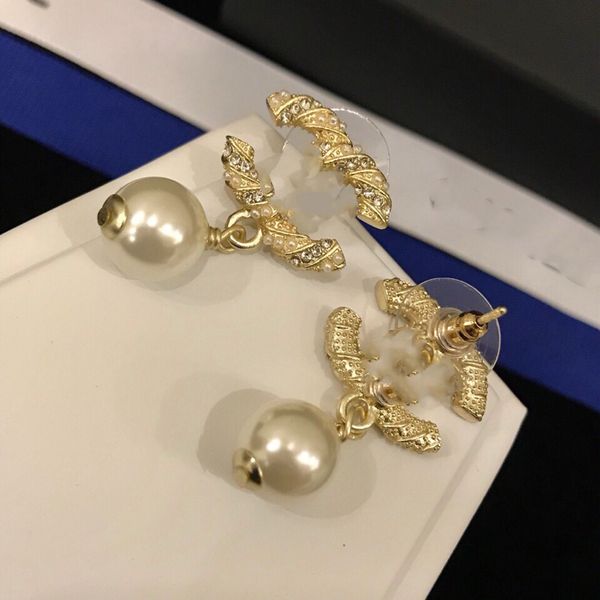 

letter ccity internet celebrity stud earing for women earrings designer c jewelry woman luxury gold earring 78, Golden;silver
