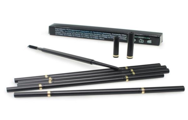 

6 colors automatic eyebrow pencil waterproof no logo makeup eyebrow eye brow pen with brush tatto eyebrow pencil beau5003609