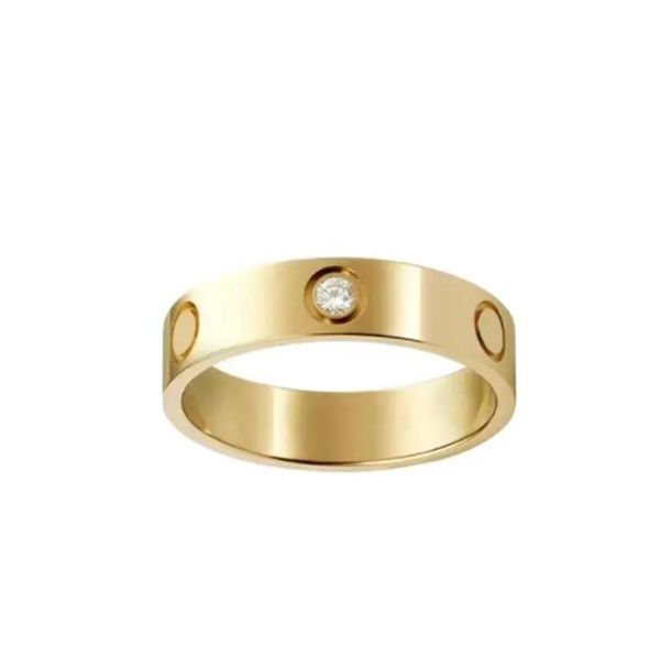 

ring luxury jewelry gold rings for women titanium steel alloy gold-plated process fashion accessories never fade not allergic size 5-11, Silver