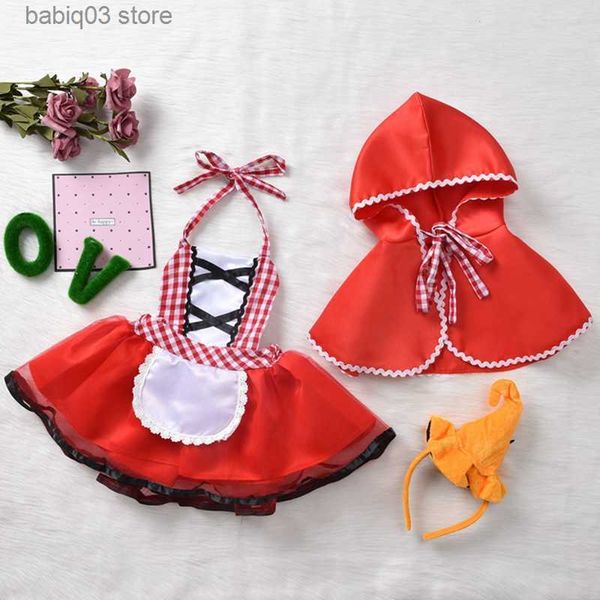 

rompers newborn props romper little red riding hood costume baby costume t230529, Blue