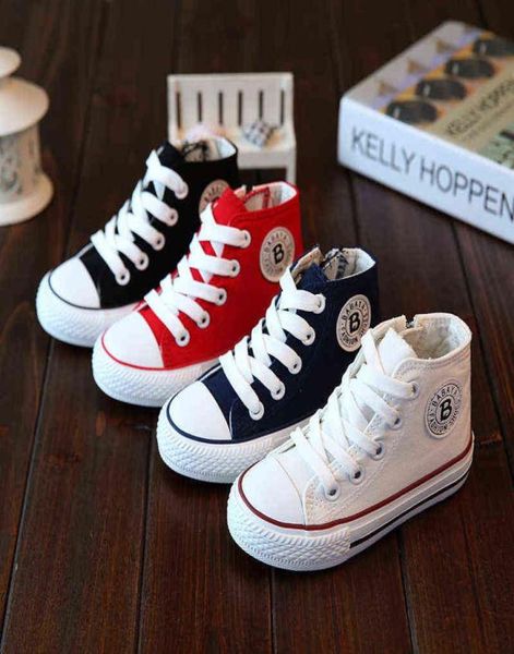

kids shoes for girl children canvas shoes casual boy sneaker zapatillas little girl shoes white high fashion buty tenis infantil 03633484, Black