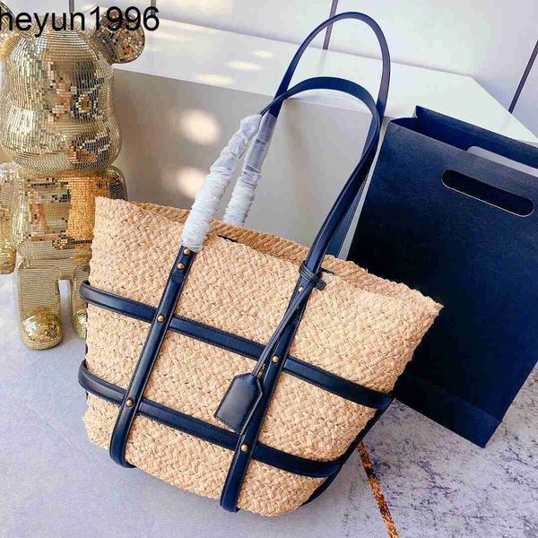 

luxury yslity handbag rive gauche tote basket beach womens mens weave clutch shopping bag linen large fashion travel designer gym crossbody