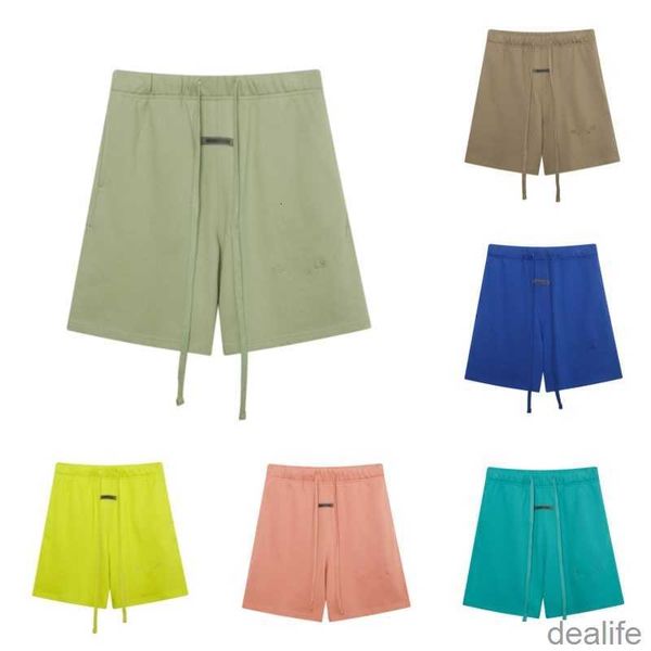 

designer mens essentail shorts casual running loose essent quick drying beach pant basketball essentiel quality vsjl, White;black