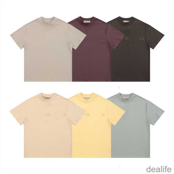 

2023 essentail luxury tshirt essentiel designer tees fashion t shirts mens womens short sleeve hip hop streetwear casual clo 9xjd, White;black
