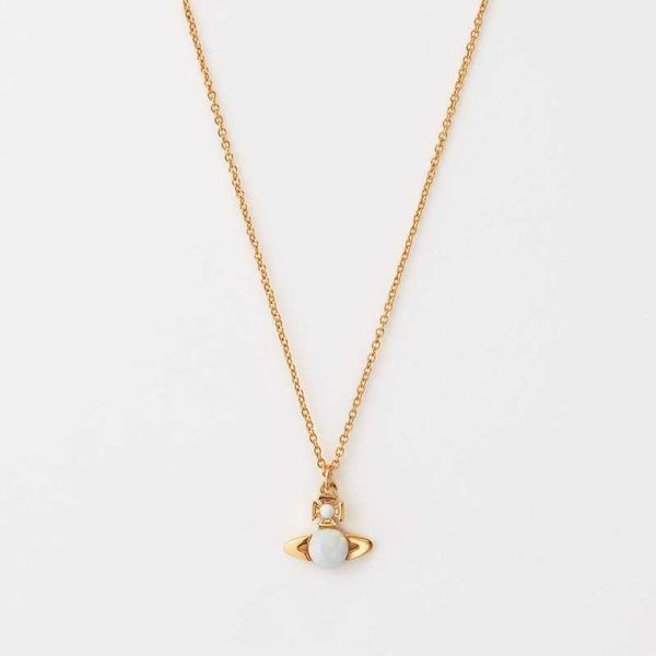 

high version of the western empress dowager vivienne vivian opal saturn necklace new recommendation in spring and summer, Silver