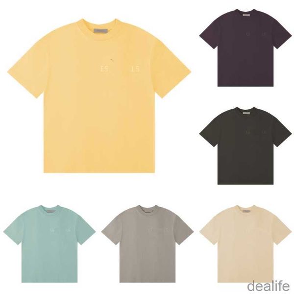 

summer 23ss essent tshirt women mens designer essentail t shirts luxury casual shirt fz72, White;black