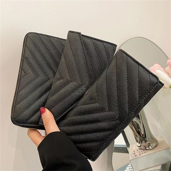 

cassandre flap women wallet purse card holder 10a coin purses woman handbag embossed chain with box mens wallets hobo_bags, Red;black