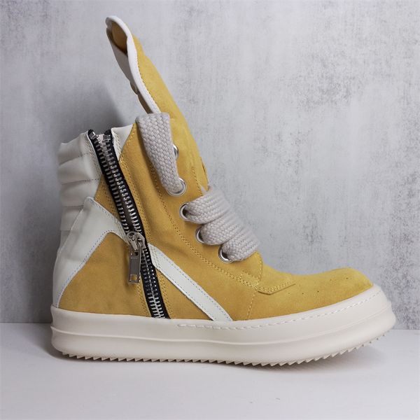 

women yellow boots flock leather female ankle boots fashion designer sneakers p30d50, Black