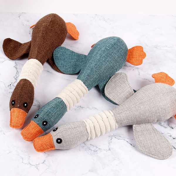 

Plush Crinkle Dog Toy for Aggressive Chewers Small Medium Large Breed, Crinkle Squeaky Dog Toys Puppy Chew Toys for Teething, Duck Interactive Dog Puppy Toys