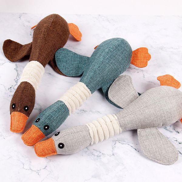 

Plush Crinkle Dog Toy for Aggressive Chewers Small Medium Large Breed, Crinkle Squeaky Dog Toys Puppy Chew Toys for Teething, Duck Interactive Dog Puppy Toys