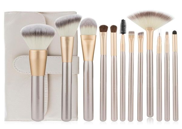 

12pcs professional makeup brushes set champagne gold blush powder foundation make up brush eyeshadow brushes cosmetics beauty tool7137832