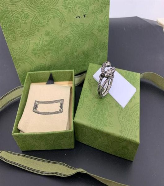 

gu home luxury designer letter double g band midi rings trend new fashion mens and womens universal couple gift european and ameri8638435, Silver