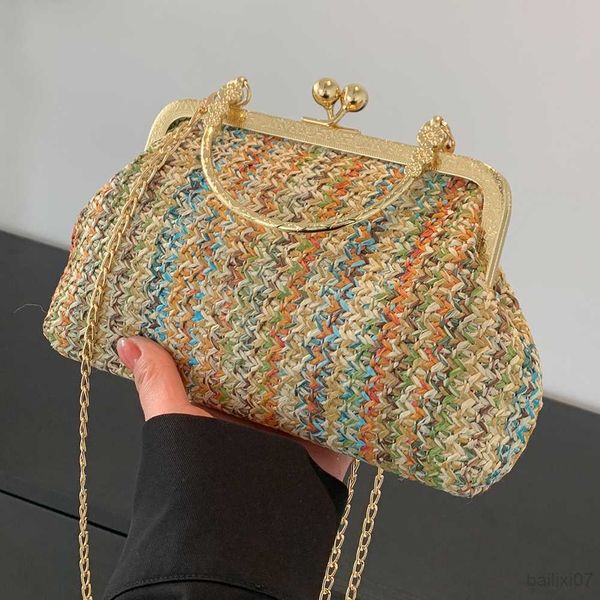 

other bags straw bag for summer beach shoulder bags for women vacation luxury designer handbags trend female handbag color crossbody bag, Black;red