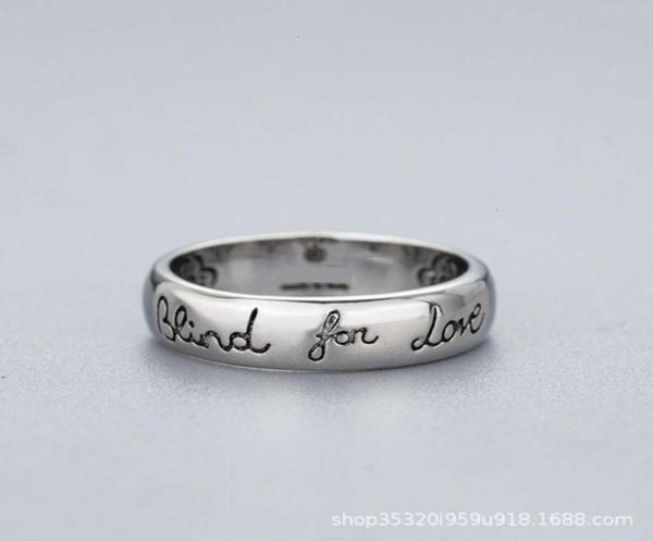 

ring two g santique thai sier blind for love silver jewelry041866633474857