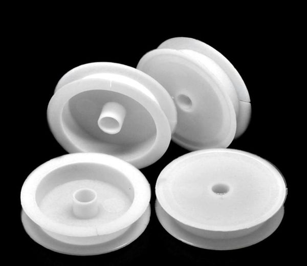 

whole20pcs empty plastic spools for beading wire thread string 7cm2 68quot dia4373307, White;red