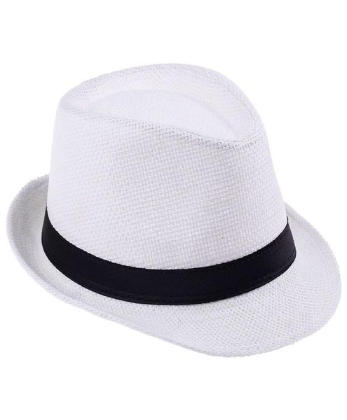 

sell straw panama fedora hats white stingy brim casual travel caps zds12954046, Blue;gray