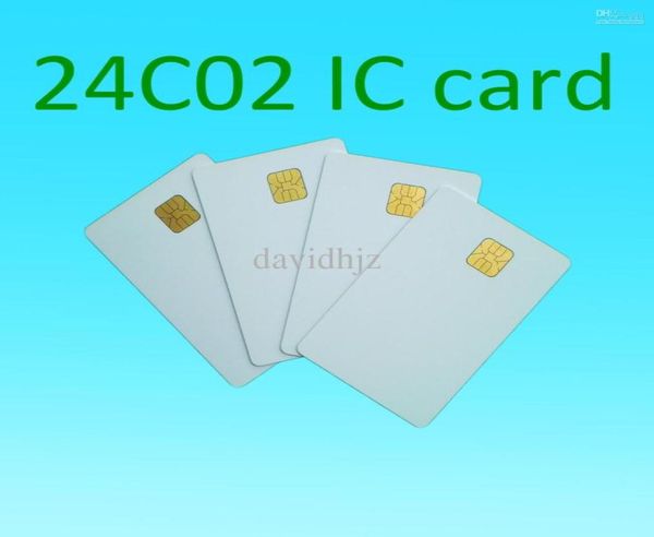 

atmel 24c02 blank contact ic card smart pvc card0123452655454