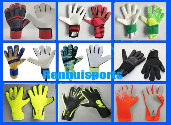 

3a predator allround latex without fingersave football occupation goalkeeper soccer gloves first quality goalie professional de go6646919, Black