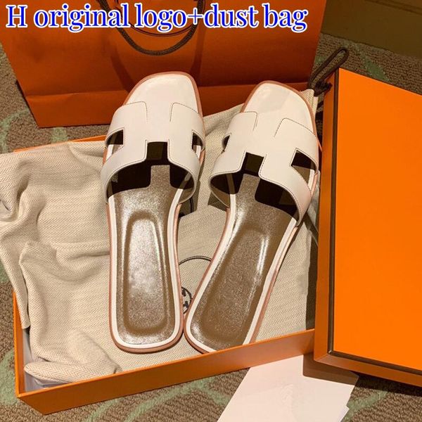 

sandals women's summer slippers brown classic ladies slippers fashion sandals size 35-42 with dust bag, Black
